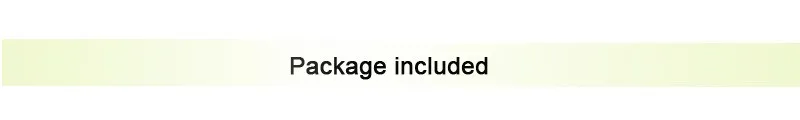 package included 2