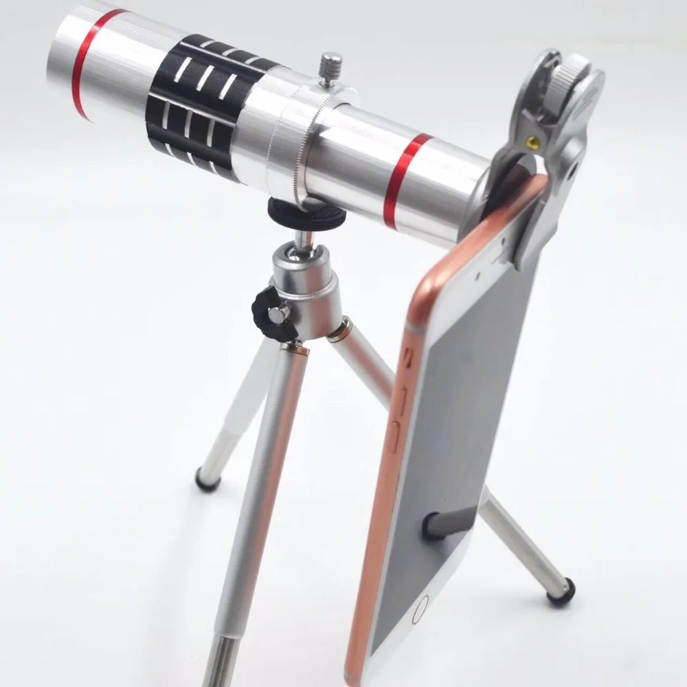 

2017 Universal 18x Zoom Optical Telescope Lenses Telephoto Lens With Tripod For iPhone 5s 6 6s 7 8 Plus Mobile Phone Lentes Kit