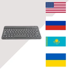 ฿คีย์บอร์ดไร้สาย Bluetooth Universal iPad 10 นิ้วสำหรับ Galaxy แท็บ IOS Android แท็บเล็ต/เดสก์ท็อป/แล็ปท็อป Mini บลูทูธ WirelessQ(China)