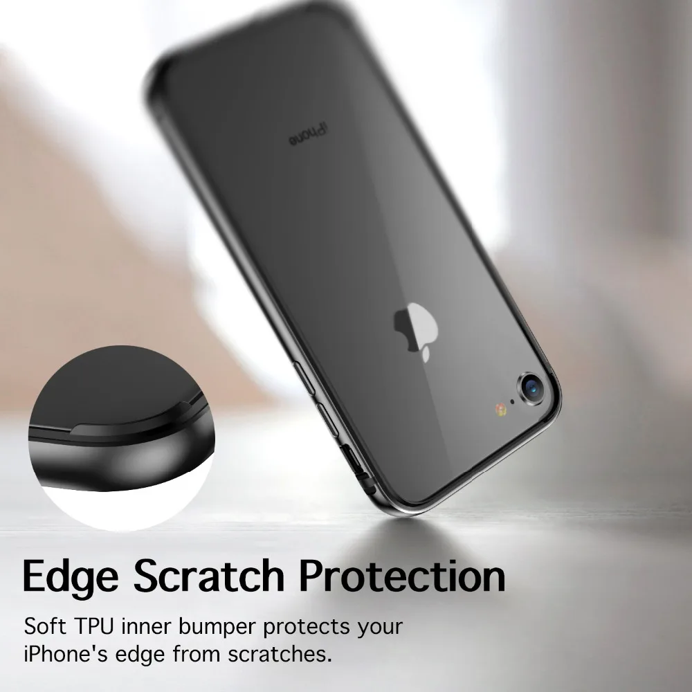Чехол для iPhone 8/8 плюс, ESR металла рамки ультра тонкий Алюминий сплав Универсальный амортизирующий бампер чехол для iPhone 7/7 Plus