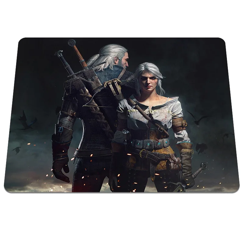 

DIY Design The Witcher 3 Wild Hunt Style Mousepads Durable Soft Rubber Anti-slip Mice Play Mats For Optical Laster Speed Pad