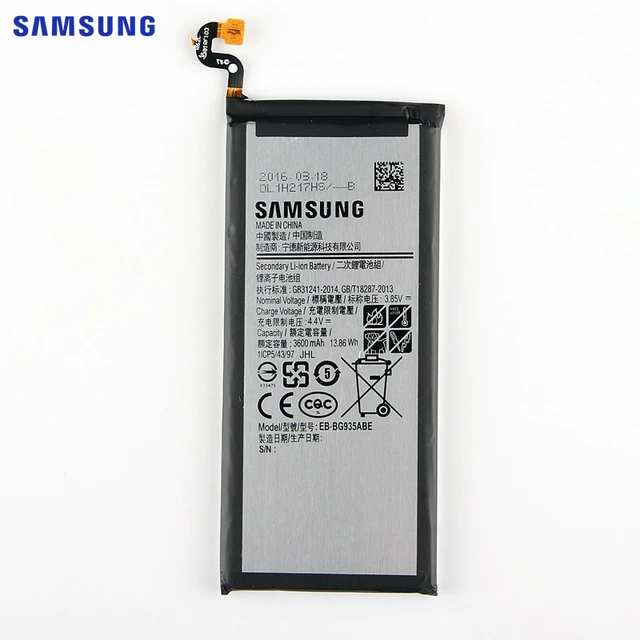 samsung original replacement battery eb bg935abe for samsung galaxy galaxy s7 edge battery size