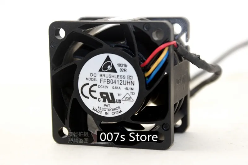 Радиатор охлаждения Cooler Вентилятор Для Delta ffb0412uhn 4028 4 см 12 В 0.81a 4PIN 40*40*28 мм PMW интеллектуальные Управление инвертор сервер