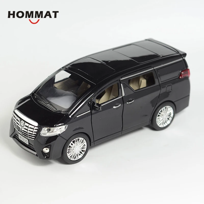 

HOMMAT Simulation 1:24 Toyota Alphard MPV Vehicle Alloy Diecast Toy Car Model Metal Collection Gift Cars Toys For Children Kids