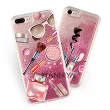 MANNIYA индивидуальный дизайн розовый Жидкий блеск зыбучий песок чехол для телефона для iphone X/5S/SE/5C6/6+/7/8/7+/8+! 50 шт./лот
