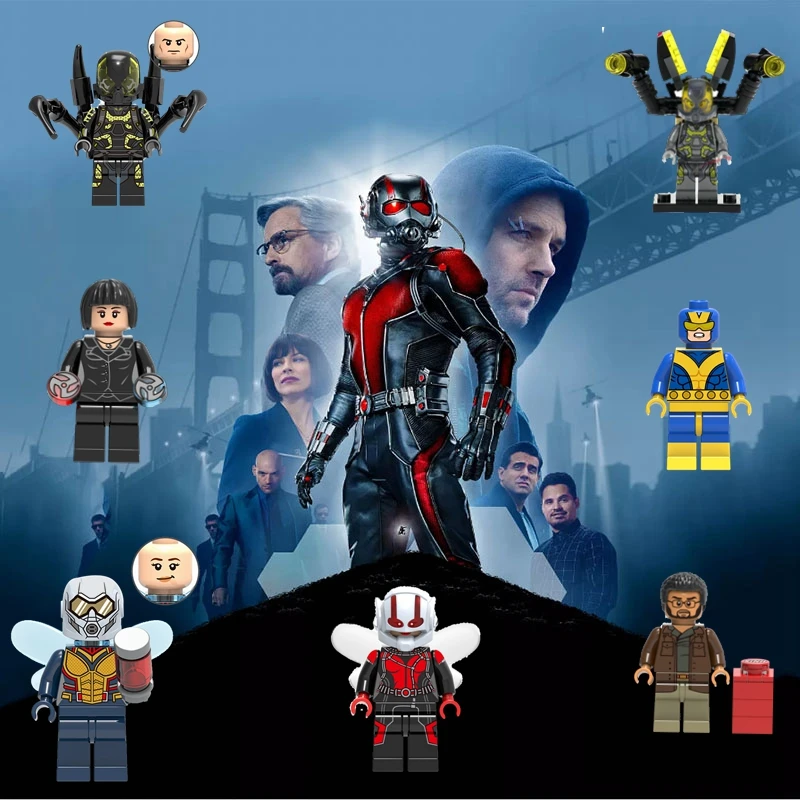 

Avengers Endgame Marvel Super Heroes Ant-Man and the Wasp Hank Pym Figures Action Building Blocks Model Toys For Children