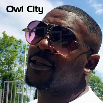 

Luxury Oversized Oval Sunglasses Men Women Brand Designer Alloy Frame Oval Gradient Lens Male Female Punk Big Sun Glasses UV400