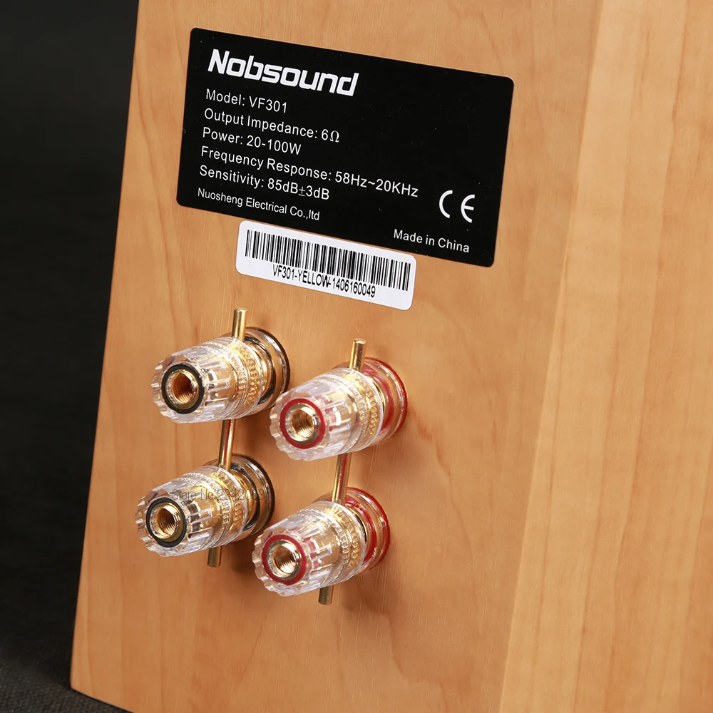 Nobsound VF301 двухполосная деревянная 100 Вт книжная полка динамик s 2,0 HiFi Колонка звук домашний Профессиональный динамик
