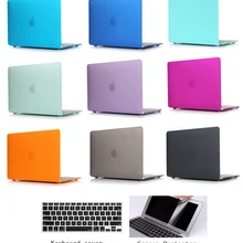 Футляр Крышка клавиатуры Экран протектор для Macbook Air 11 13 15.4 Retina 12 дюймов MacBook Pro 13 15 touch Bar чехол для ноутбука