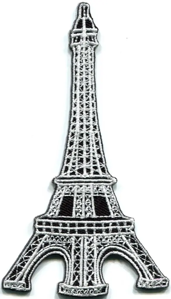 

New ! Eiffel Tower Paris France landmark embroidered applique iron-on patch new iron on patches