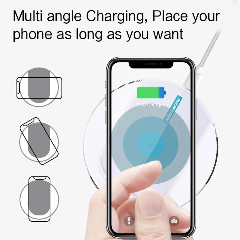 11,11 Nillkin QI Беспроводной Зарядное устройство для iPhone XS Max/XS/XR/X/8/8 Plus для samsung Примечание 8/S8/S8 Плюс/S7 зарядного устройства для Xiaomi