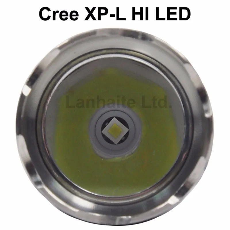 SL F18 CREE XP-L Hi V3 теплый белый 3000 К/нейтральный белый 4500 К/белый 6500 К 1000 люмен 3-режим P60 светодиодный фонарик-черный (1 шт.)