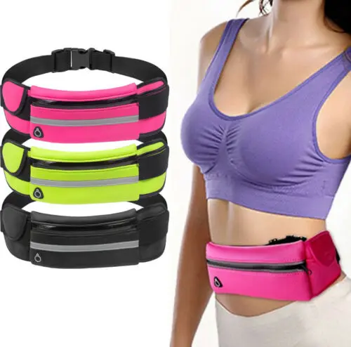 

Sports Waist Bum Bag Fanny Pack Belt Money For Running Jogging Cycling Phone Gym Travelling Mobile Phone Bag Waist Packs