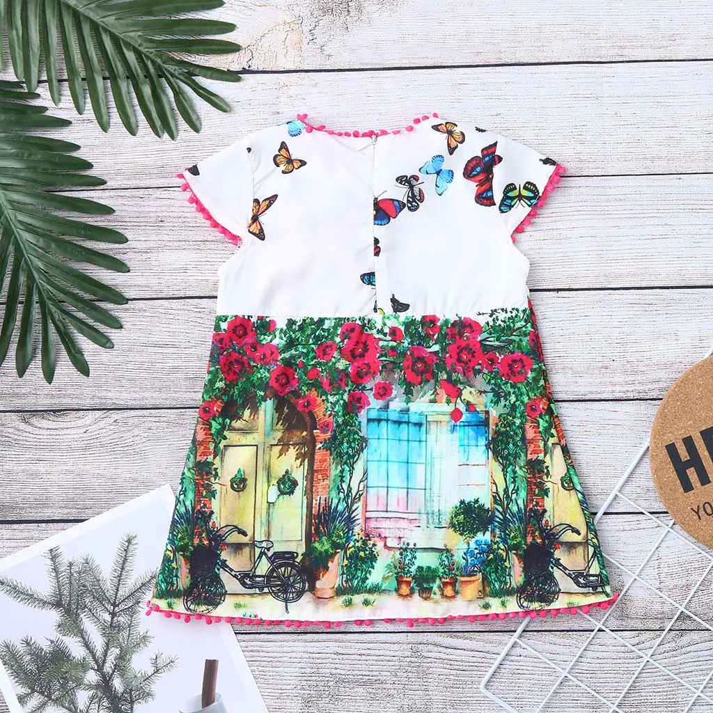 MUQGEW детское платье для девочек европейский дизайн симпатичный Праздничное платье для малышей Детское крестильное платье для девочек