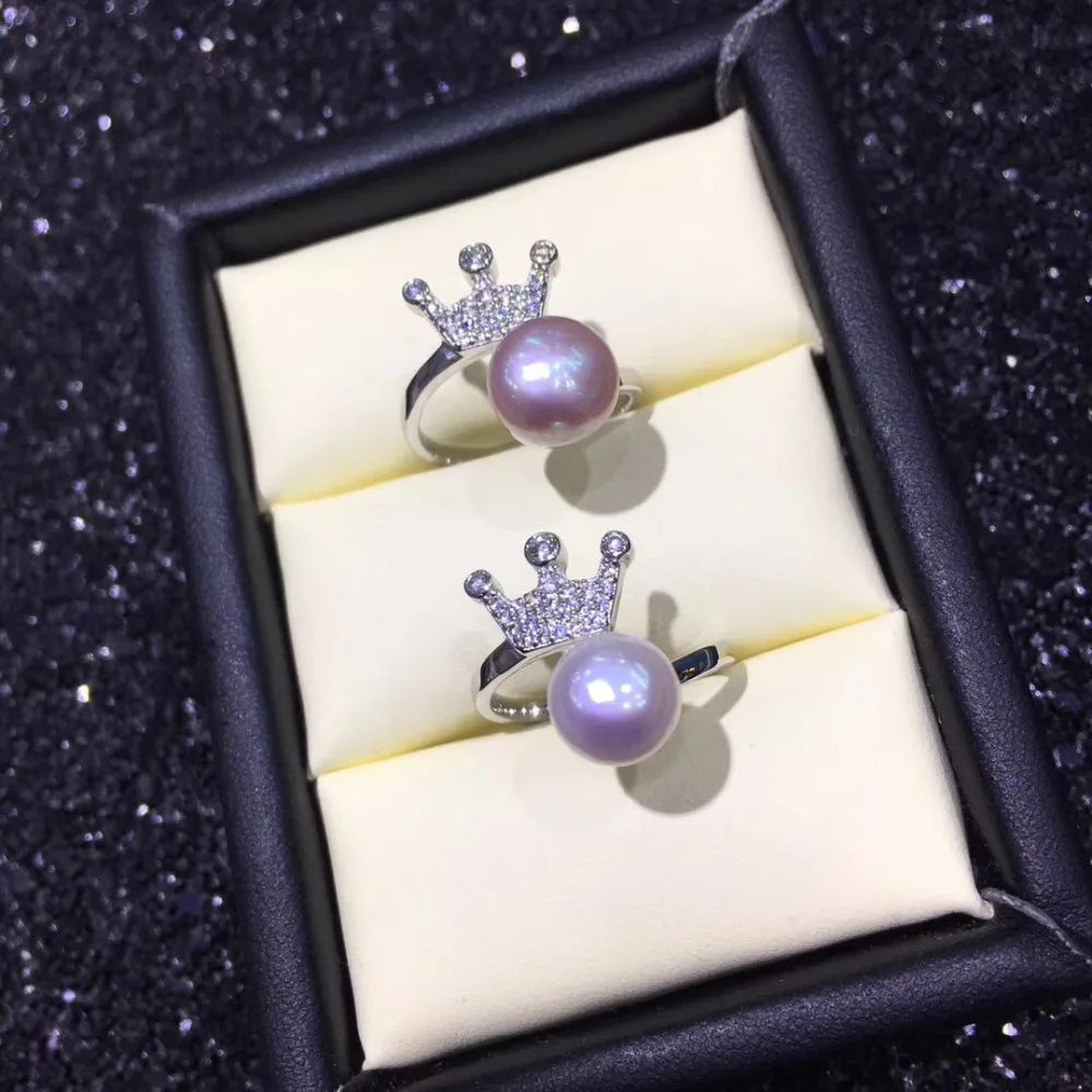 

Adjustable Fashion Pearl Ring Mountings, Ring Findings, Adjustable Ring Jewelry Setting Parts Fittings Charm Accessories Silver
