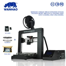 Wanhao i3 V2.1 3D психического принтера в очаровательны цена подается с 1.75 мм filamen, обновлен качество, высокая точность RepRap Prusa принтера