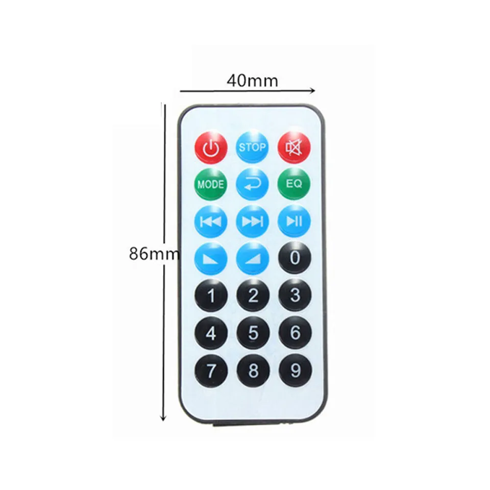 YKSO Bluetooth 4.0 MP3 Decoding Board Module Audio Digital LED Screen MP3 Players Accessories 12V Audio MP3 Decoder (11)