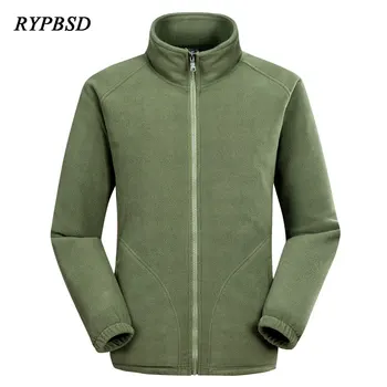 

Autumn Winter Warm Military Full Zip Fleece Jacket Men Jackets and Coats Cardigan Plus Size Polar Thermal Soft Outerwear Clothes