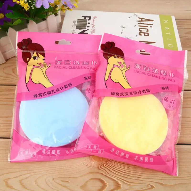 

Professional Face Cleansing Puff Super Soft Comfortable Sponge Cleaning Flutter Cosmetic Puff Facial Washing Makeup Tools