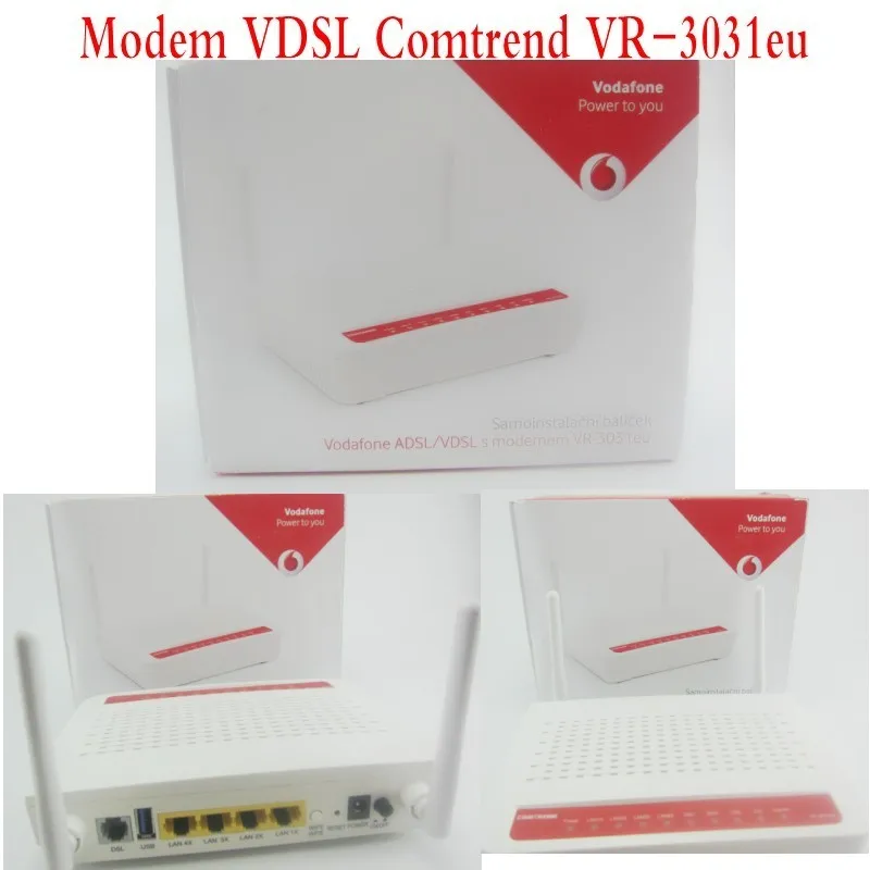 Партия 10 шт. модный внешний беспроводной маршрутизатор ADSL2 +/VDSL2 802.11N 4 порта