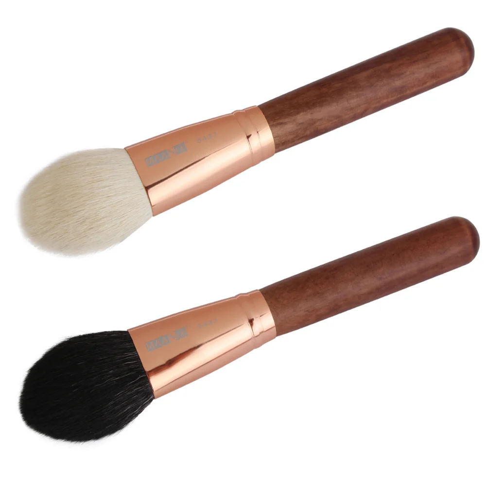 

MAANGE 1 Pcs Pro Contour Blusher Powder Foundation Eye Shadow Face Makeup Brush Nature Goat Hair Cosmetic Tools Maquiagem Kit