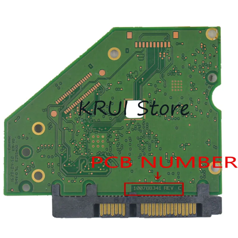 HDD PCB Логическая плата/номер платы: 100788341 REV C