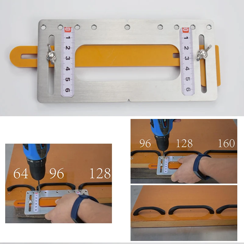 New Handle Hole Locator Door Knob and Pull Installation Jig and Shelf