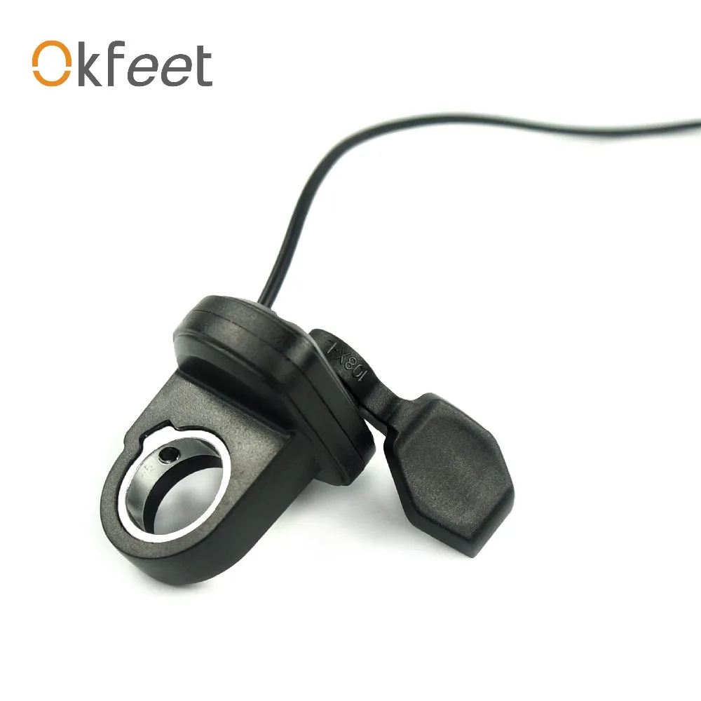 Okfeet Ebike BAFANG BBS01 BBS02 BBSHD Средний двигатель левая ручка 108X большой дроссель для