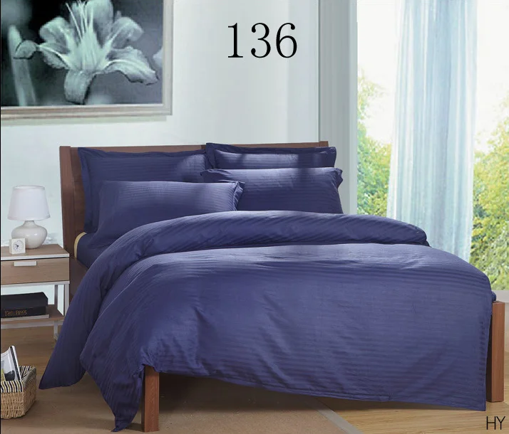 Deep Blue Duvet Cover Bed Twin Full Queen King 1pcs Cotton