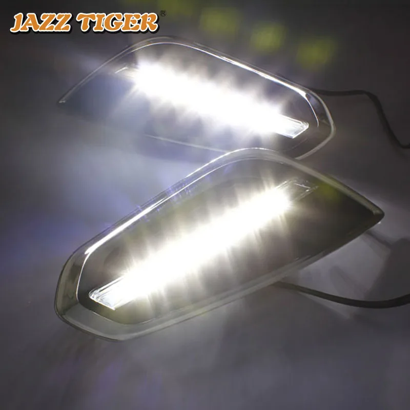  JAZZ TIGER Auto Light-Off Function Waterproof 12V Car LED Daytime Running Light LED DRL Lamp For Vo - 32788826222