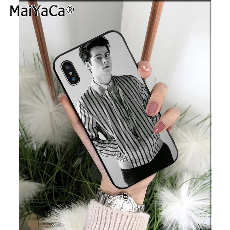 Мягкий чехол для телефона MaiYaCa Dylan O Brien из ТПУ Apple iPhone 8 7 6 6S Plus X XS MAX 5 5S SE