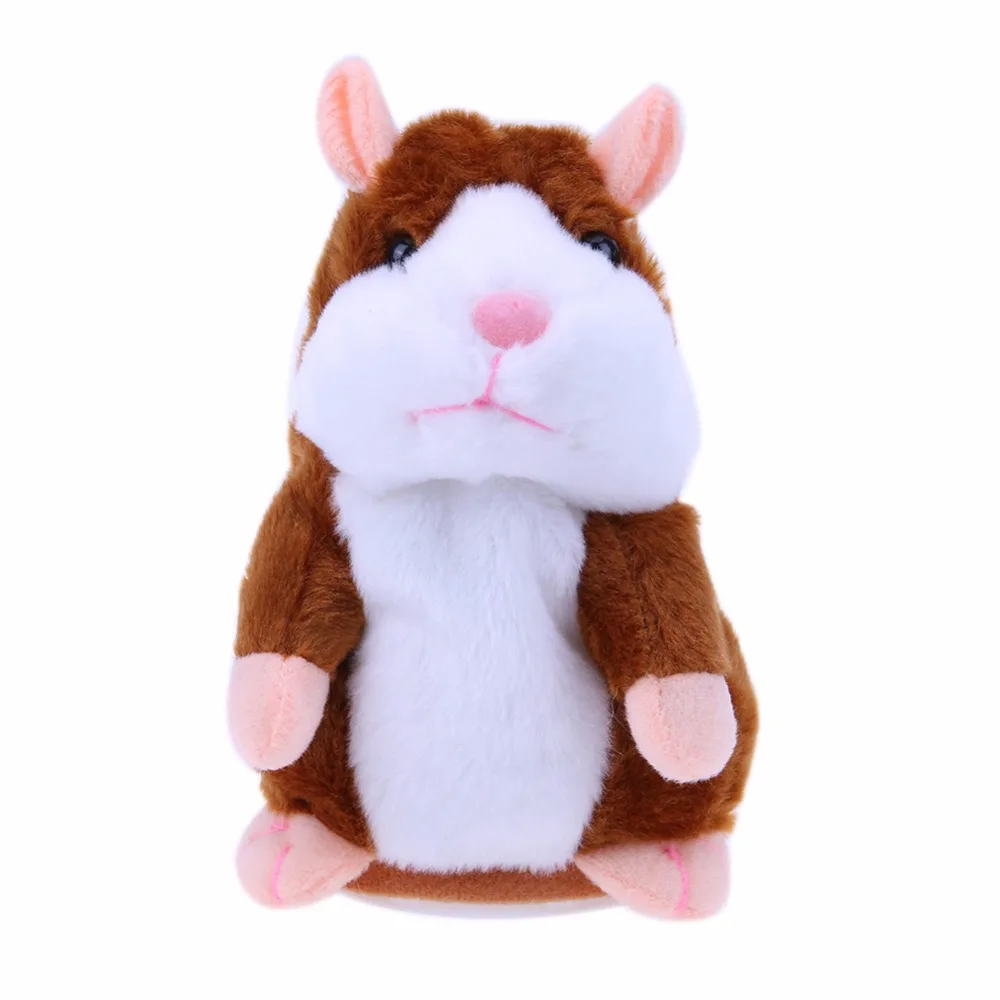 Lucu Berbicara Hamster Mainan Mewah Yang Indah Boneka Berbicara