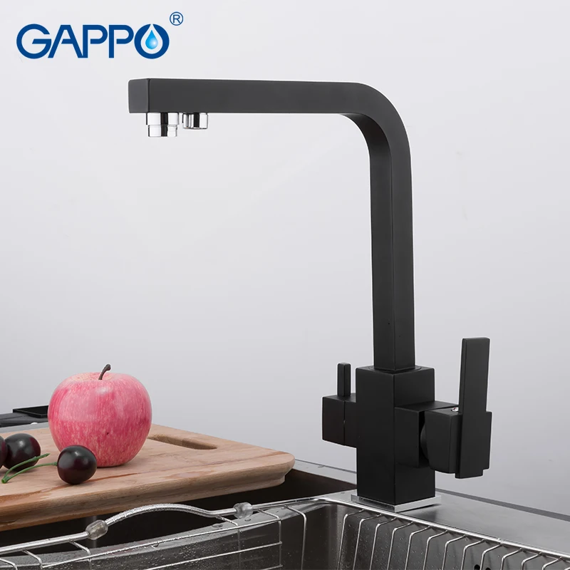 

GAPPO blacK kitchen Faucet water filter tap kitchen sink faucet water mixer crane tap torneira cozinha with filtered water