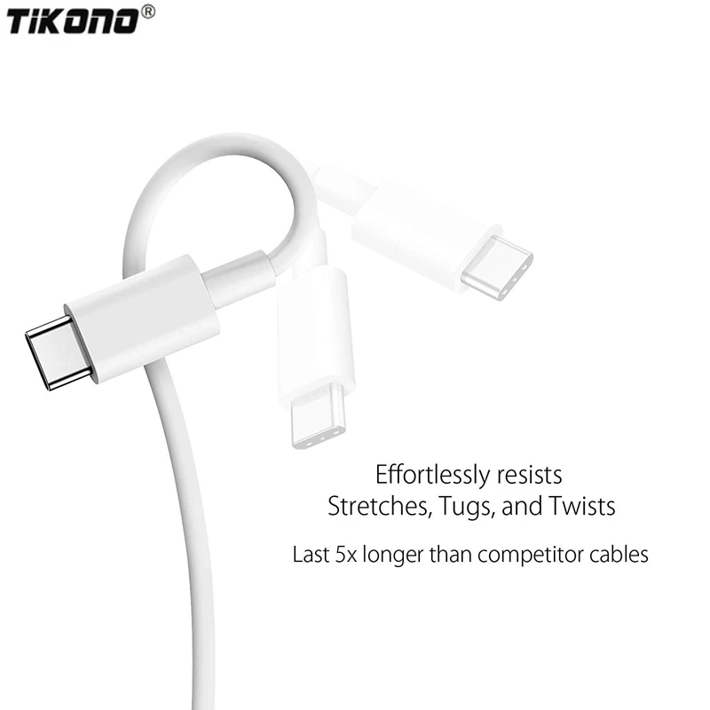 Кабель USB C [2 упаковки] шнур быстрой зарядки Type совместимый с IPad Pro 11/12 9 2018/Google Pixel 2/2