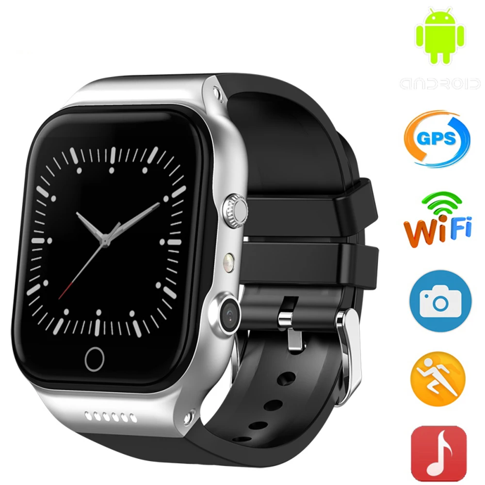 

Bluetooth Smart Watch Phone 3G Android 5.1 OS with Camera GPS WIFI Smartwatch 600mah Battery