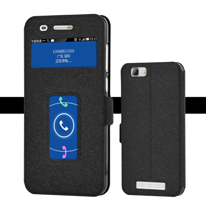 Чехол книжка для ZTE Blade A610 роскошный кожаный чехол с окошком экрана A610C A 610