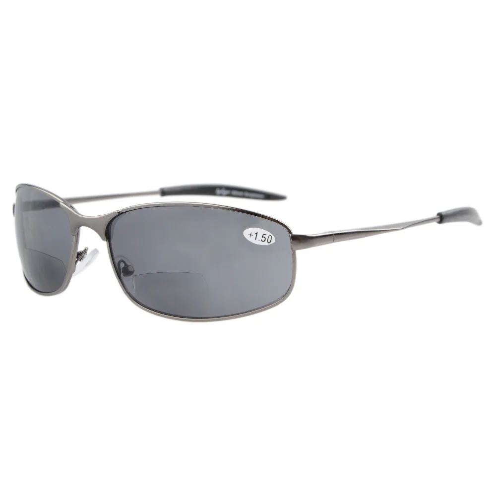 S15005 бифокальный окуляр металлическая оправа открытый бифокальные Солнцезащитные очки+ 1,0/+ 1,5/+ 2,0/+ 2,5/+ 3,0/