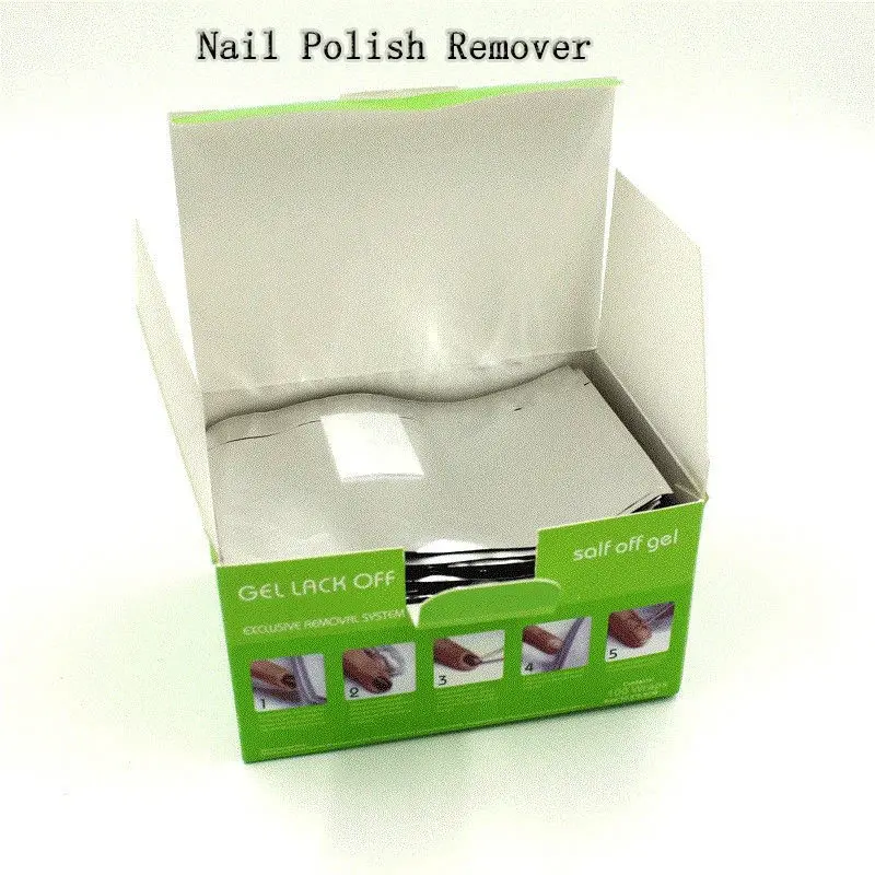 

2016 Gel Remover 100Pcs/Lot Nail Art Gel Polish Lacquer Wraps UV Gel Remover Nails Care Tools