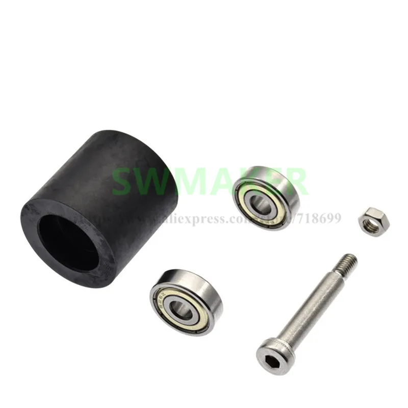 1 шт. M5 * 30*30 см PU полиуретановый ролик PUT626330 30 C0L9M5 резиновое покрытие шкив