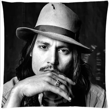 

Sexy Man Johnny Depp Pillowcase Zippered Pillow Cover LUQIOne Side