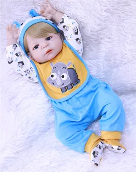 

Boy doll reborn 23" full silicone reborn baby dolls NPK reborn babies for sale children fashion bebes reborn menino bonecas