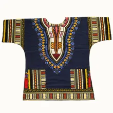 Dashiki mode design africain traditionnel imprimé 100% coton Dashiki T-shirts pour unisexe Tribal ethnique Succunct Hippie 2019
