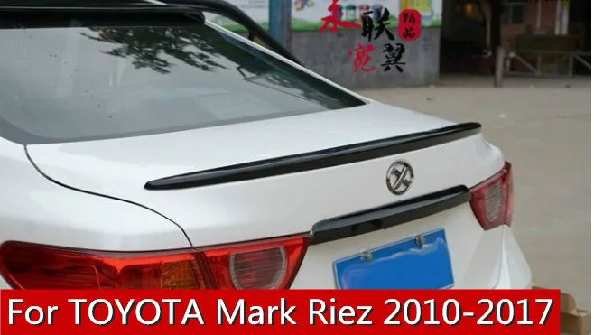 

Mark X Reiz ABS Plastic Primer and lacque Rear Wing Lip Spoiler for TOYOTA Mark with color 2010-2017 2011 2012 2013 2014 2015
