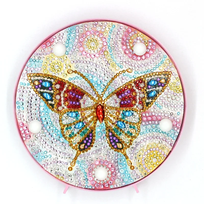 

New Hot Sale Product 5d Diy Led Diamond Painting Light Round Drill Home Decoration Embroidery Carton Crystal ZXD030