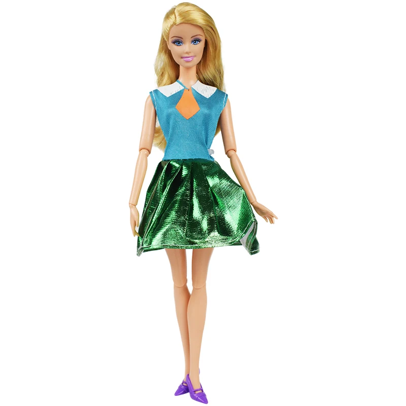 New Fluorescent Green Skirt Doll Clothes Accessories For 12 Inch