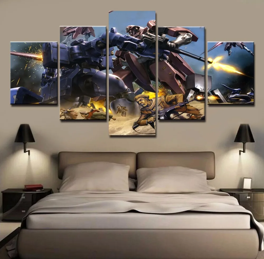 

Frame 5 Piece Canvas Art Warcraft Painting For Home Decor Paintings on Canvas Wall Art for Home Decorations Wall Decor Artwork