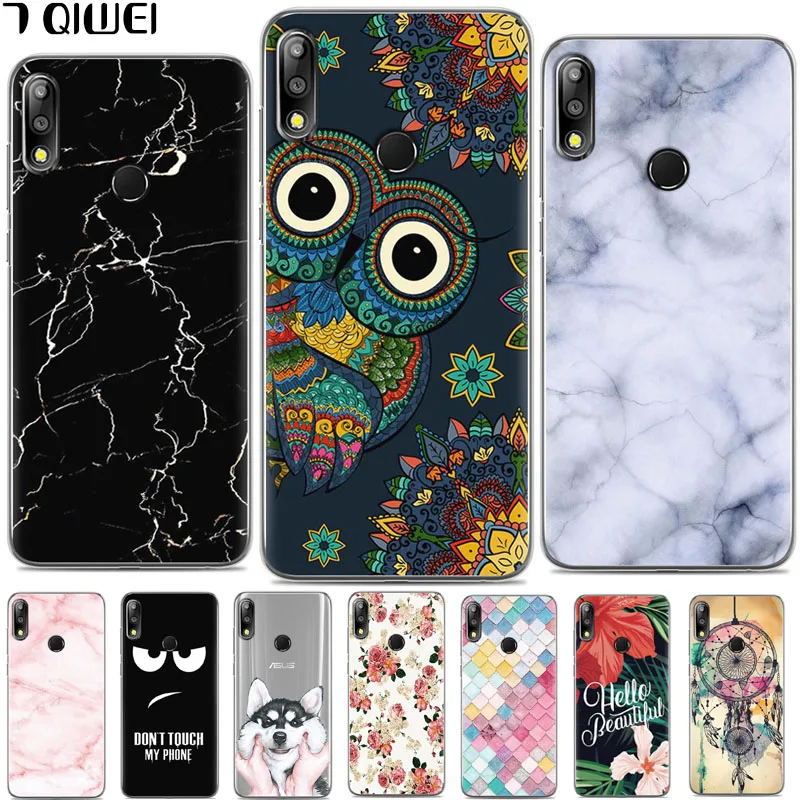 

6.3'' For Asus Zenfone Max Pro M2 ZB631KL Case ZB631KL Soft Silicone Case For ASUS Zenfone Max Pro M2 ZB631KL TPU Cover Owl Para