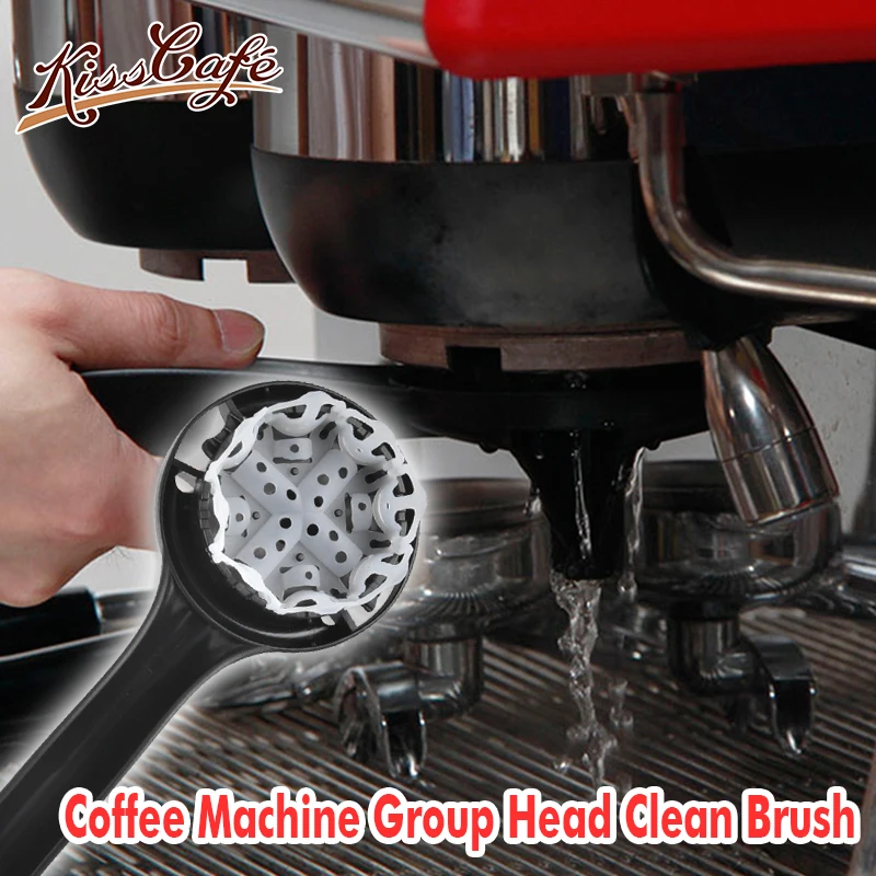

58MM Coffee Machine Group Head Clean Brush Espresso Silicone Creative Coffee Machine Brushes Cafe Grinder Cleaning Tools