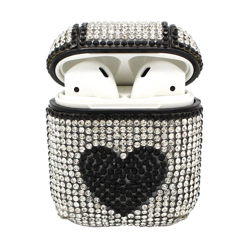 CARPRIE Bling Роскошные бриллианты heartshaped защитный чехол для airpods Drop.