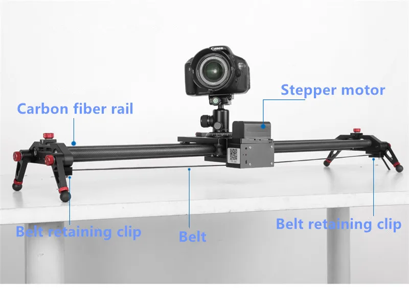 Bluetooth углеродное волокно камера рельс фоллоу-фокус моторизованный электрический контроль задержка слайдер рельс для таймельапса фотографии